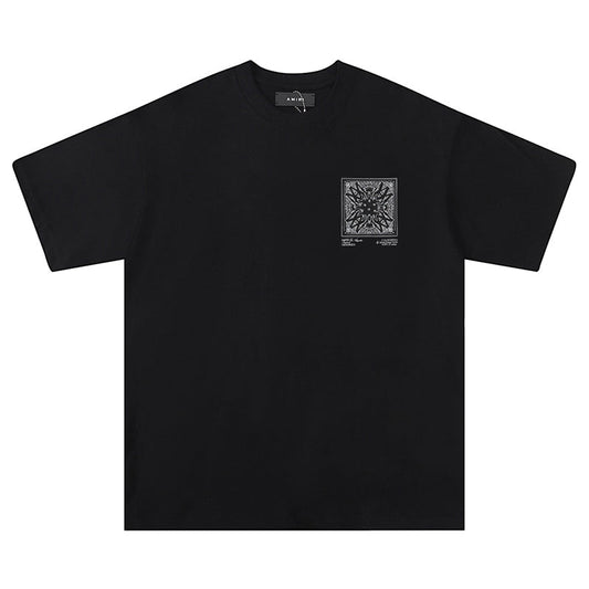 Amiri Printed Cotton Crewneck T-Shirt AMIRI