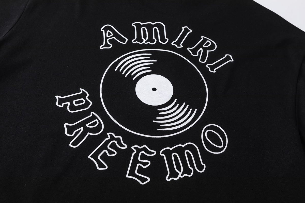 AMIRI Black DJ Premier Edition Premier Record T-Shirt AMIRI