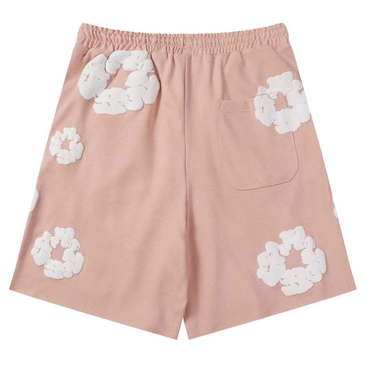 Denim Tears The Cotton Wreath Shorts Pink DENIM TEARS