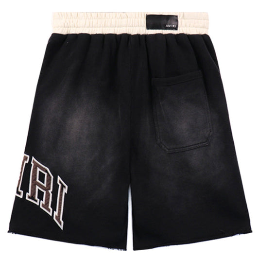 AMIRI Straight-Leg Logo-Appliquéd Cotton-Jersey Shorts AMIRI