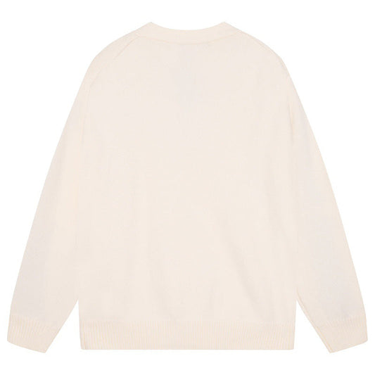 AMIRI Cotton V-Neck Bones Cardigan AMIRI