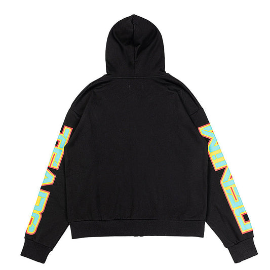 DENIM TEARS Spring Gardens Zip Hoodie Black DENIM TEARS