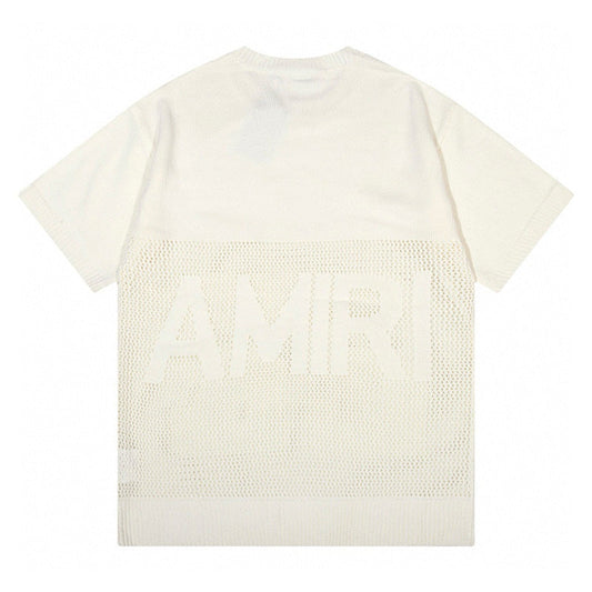 AMIRI Logo-Embossed Fine Knit Jumper AMIRI