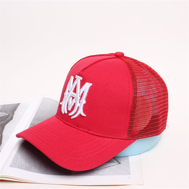 AMIRI Logo Baseball Caps Red AMIRI