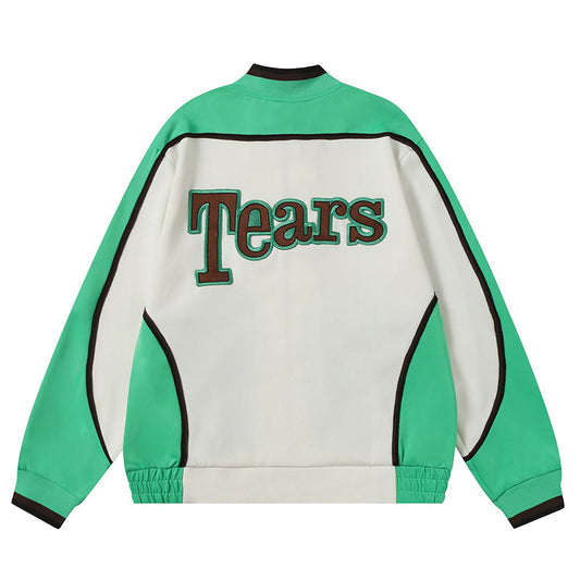 Denim Tears Green White Track Jackets DENIM TEARS