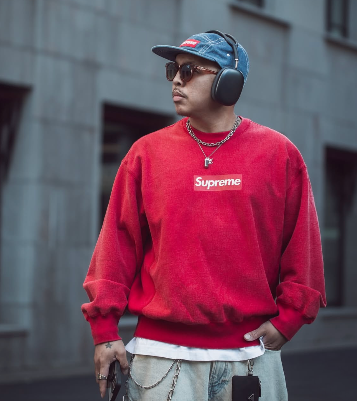 Supreme Washed Box Logo SS 25 Sweatshirt