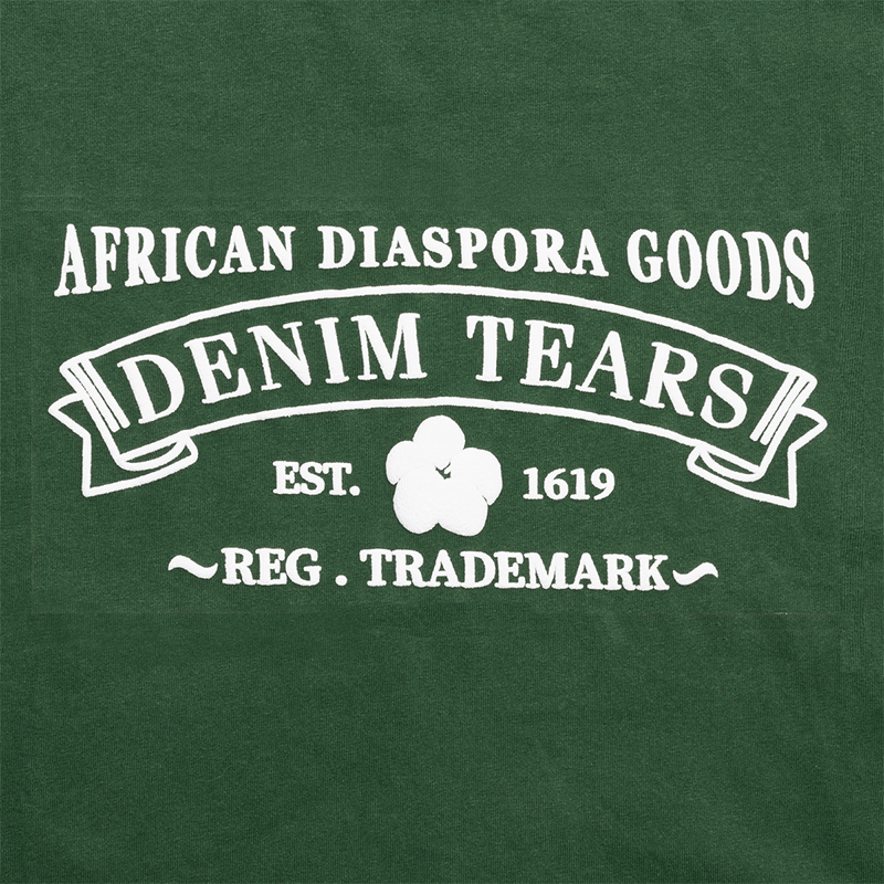 Denim Tears ADG T-Shirts Green DENIM TEARS