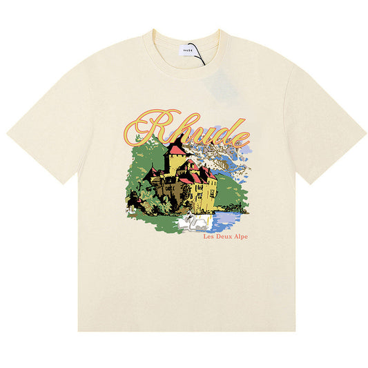 RHUDE Logo-Print Cotton T-Shirts RHUDE