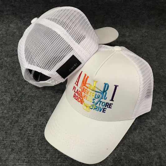 AMIRI LOGO TRUCKER CAPS AMIRI