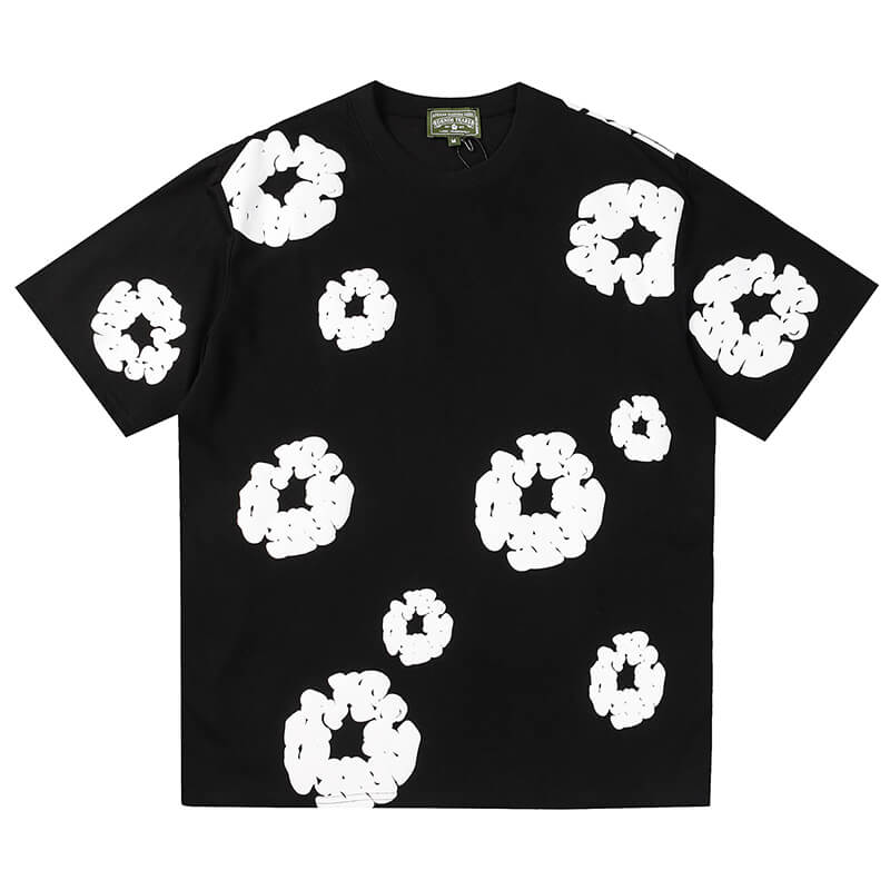 Denim Tears Men's Black T-shirt DENIM TEARS