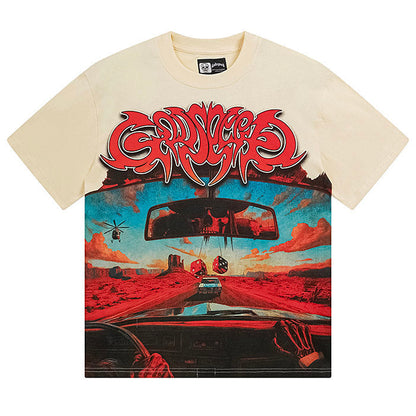 GODSPEED Driving Racing Car T-shirt Godspeed