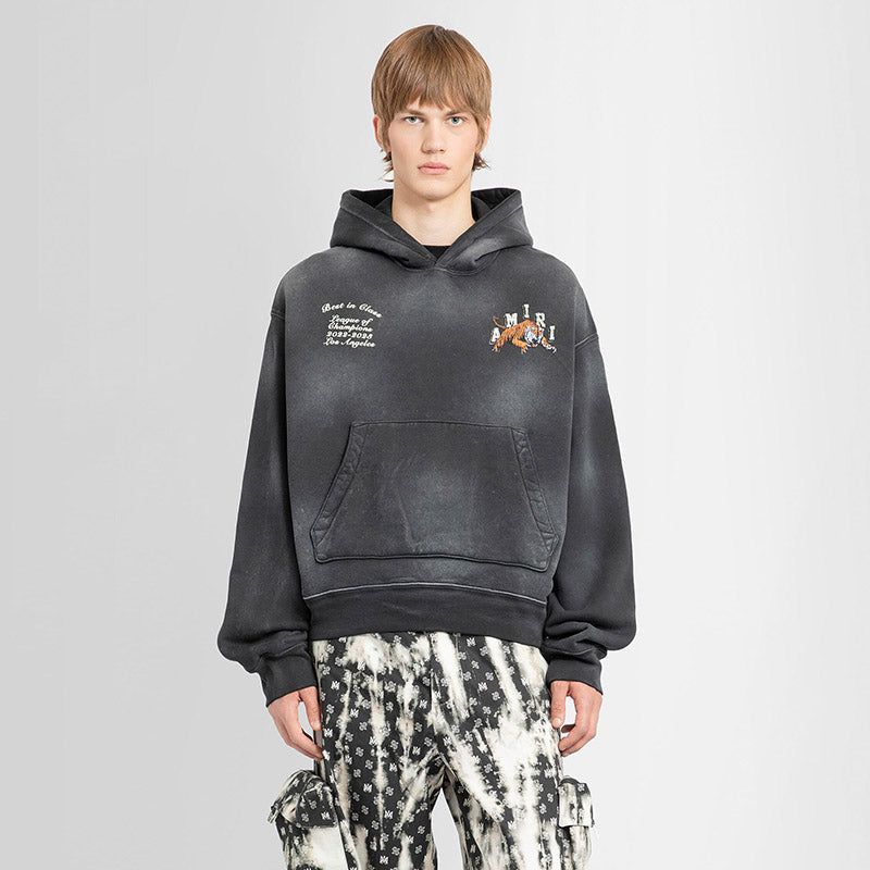 Amiri vintage tiger varsity hoodie Thickening AMIRI