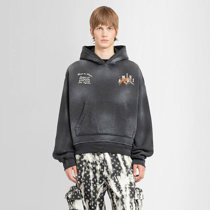 Amiri vintage tiger varsity hoodie Thickening AMIRI