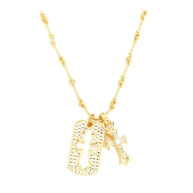 Chrome Hearts XS FILIGREE CROSS PENDANT WITH BAIL CH-Chrome Hearts