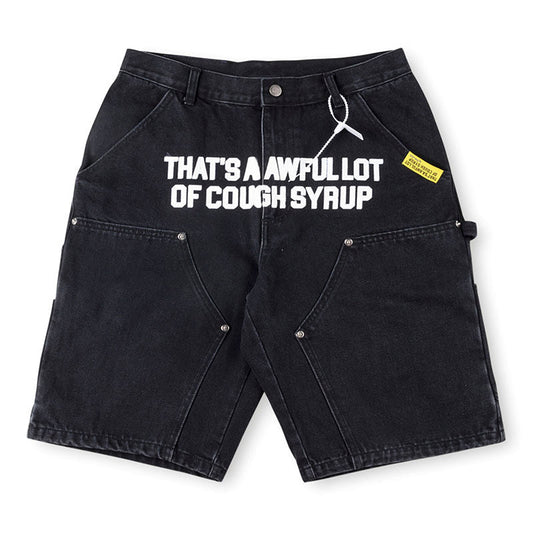 Cough Syrup Denim Shorts