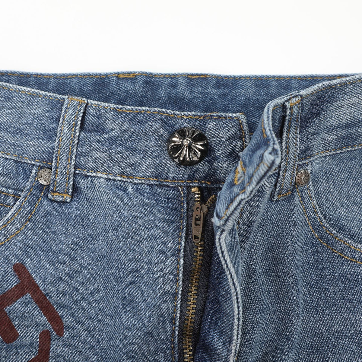 Chrome Hearts American street art cross with straight shaft Pants Chrome Hearts
