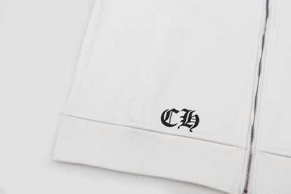 Chrome Hearts New Zip Up Hoodie -5015 Chrome Hearts
