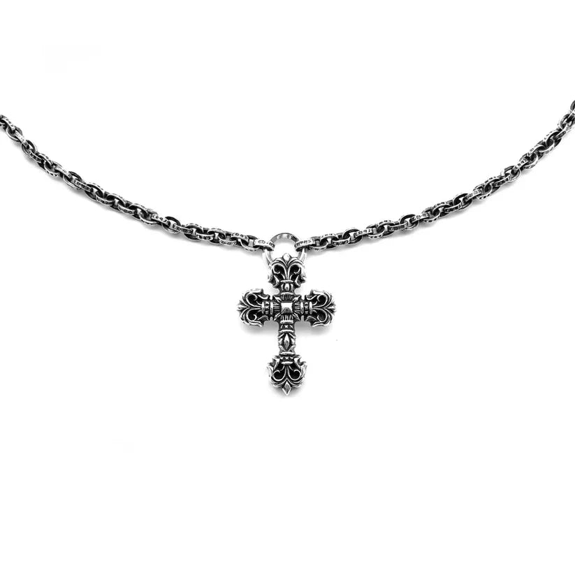 Chrome Hearts Paperchain Necklace With Dagger Pendant CH-Chrome Hearts