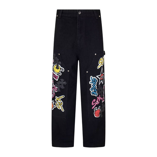 Chrome Hearts American street art cross with straight shaft Pants V10 Chrome Hearts