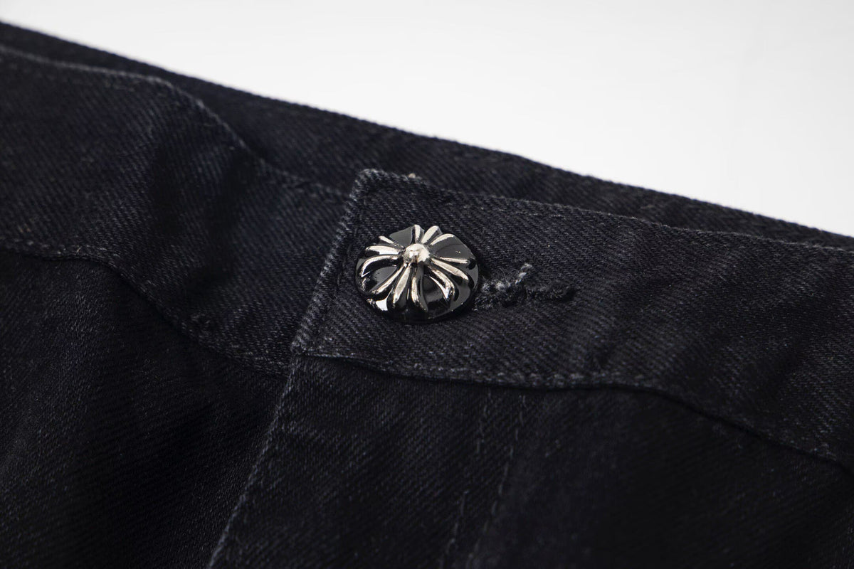 Chrome Hearts American street art cross with straight shaft Pants V10 Chrome Hearts