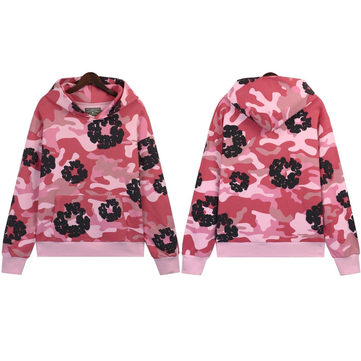 Denim Tears Cotton Wreath Camouflage Hoodie DENIM TEARS