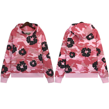 Denim Tears Cotton Wreath Camouflage Hoodie DENIM TEARS