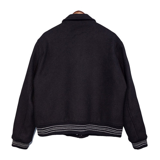 AMIRI thickened loose bomber baseball jacket black AMIRI