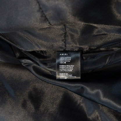 AMIRI thickened loose bomber baseball jacket black AMIRI
