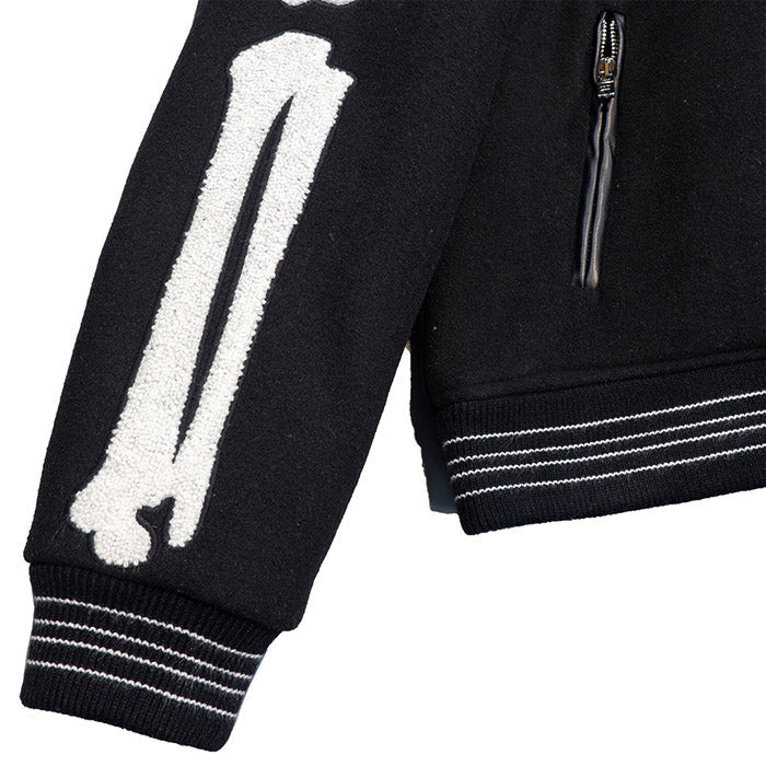AMIRI thickened loose bomber baseball jacket black AMIRI
