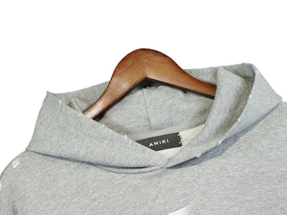 Amiri Paint Splatter Hoodie Grey AMIRI