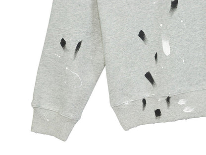 Amiri Paint Splatter Hoodie Grey AMIRI