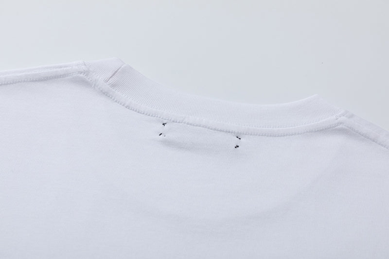 AMlRl Staggered Logo Print Cotton Jersey T-Shirt AMIRI