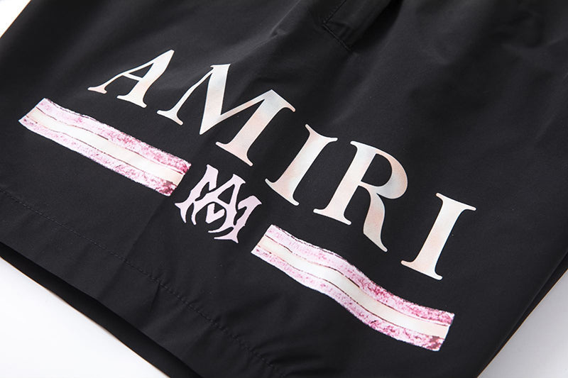 AMIRI Letter Logo Print Short AMIRI