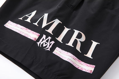 AMIRI Letter Logo Print Short AMIRI