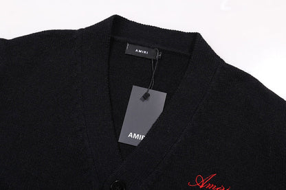 AMIRI Black Core Knitted Sweater Hoodie AMIRI