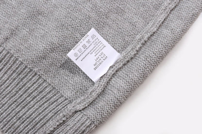 AMIRI Grey Core Knitted Sweater Hoodie AMIRI