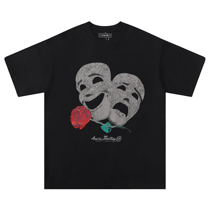 AMlRl Theatre Masks T-Shirt AMIRI