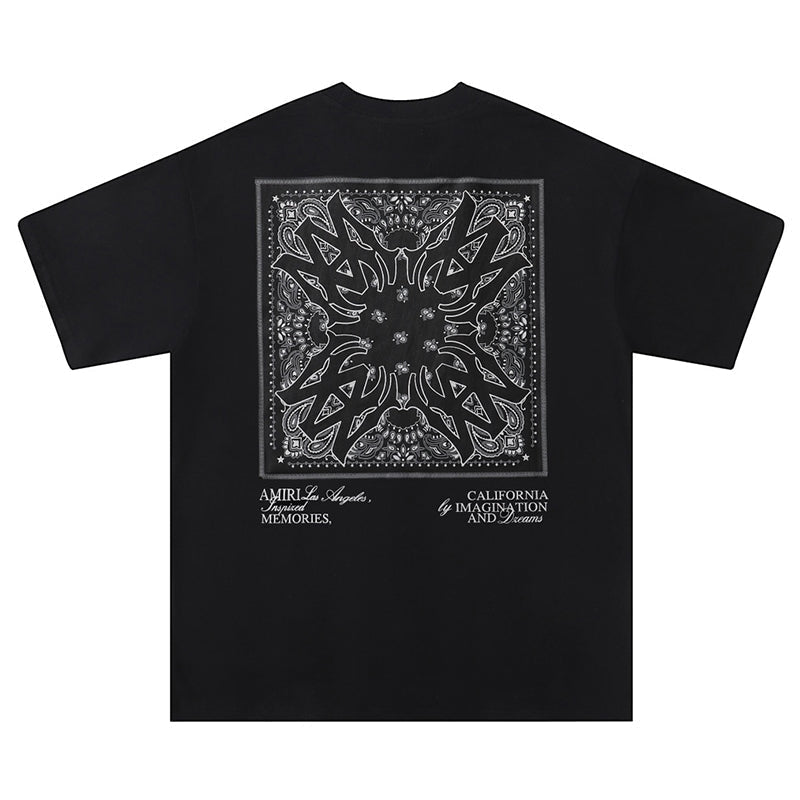 Amiri Printed Cotton Crewneck T-Shirt AMIRI