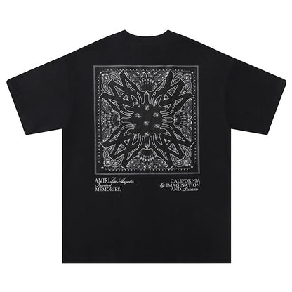 Amiri Printed Cotton Crewneck T-Shirt AMIRI