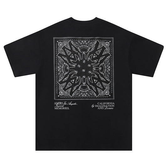 Amiri Printed Cotton Crewneck T-Shirt AMIRI