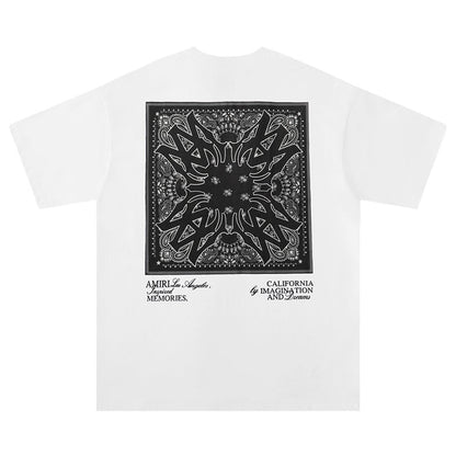 Amiri Printed Cotton Crewneck T-Shirt AMIRI