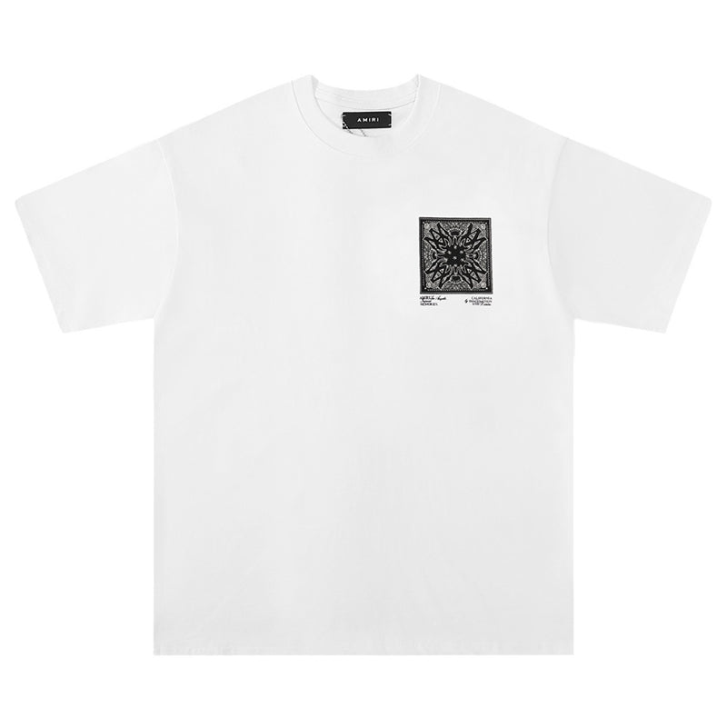 Amiri Printed Cotton Crewneck T-Shirt AMIRI