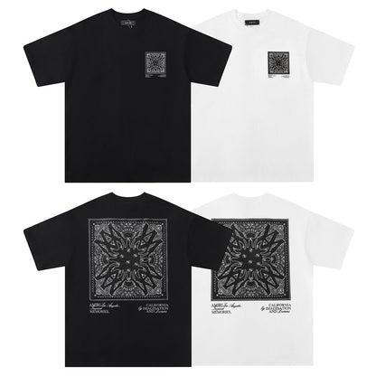 Amiri Printed Cotton Crewneck T-Shirt AMIRI