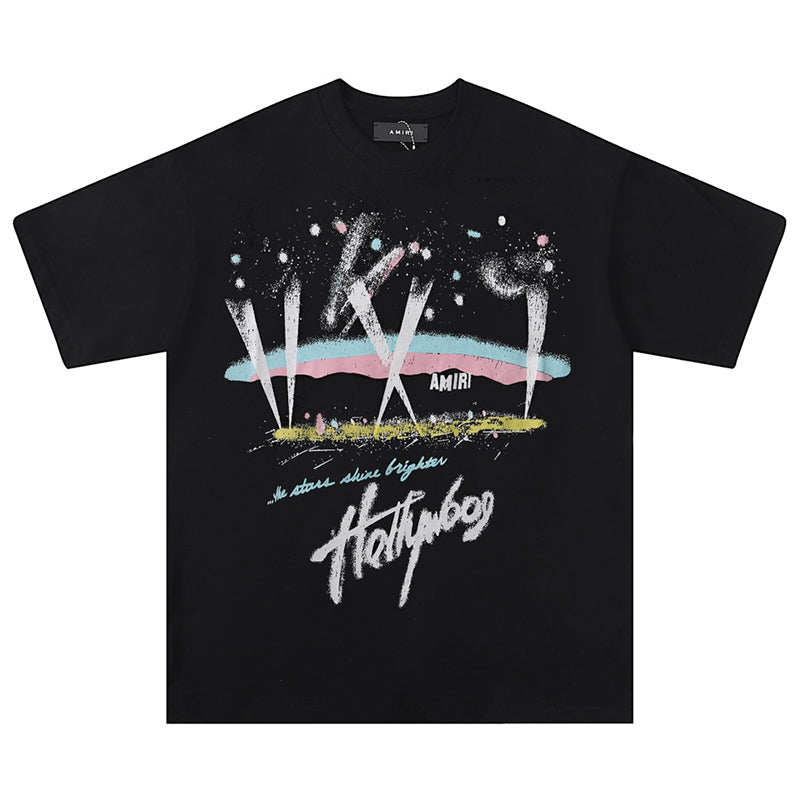 Amiri Hollywood Cotton Graphic T-Shirt AMIRI