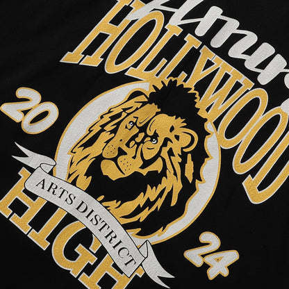 AMIRI Black High Lion Skater T-Shirt AMIRI