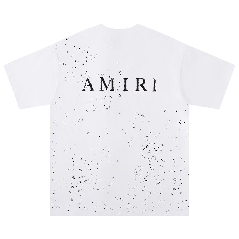Amiri ink-splash print T-shirt AMIRI