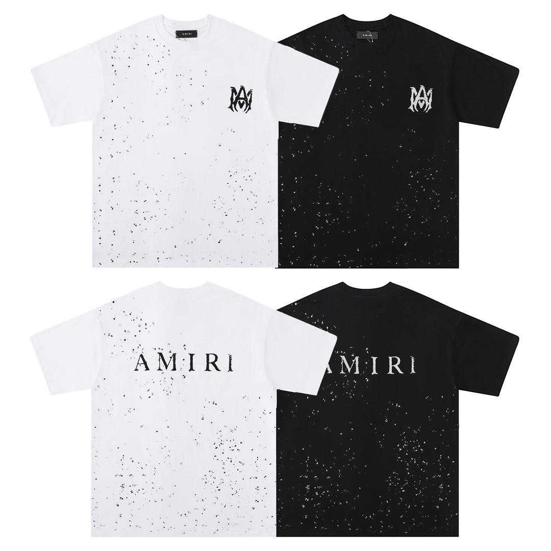 Amiri ink-splash print T-shirt AMIRI