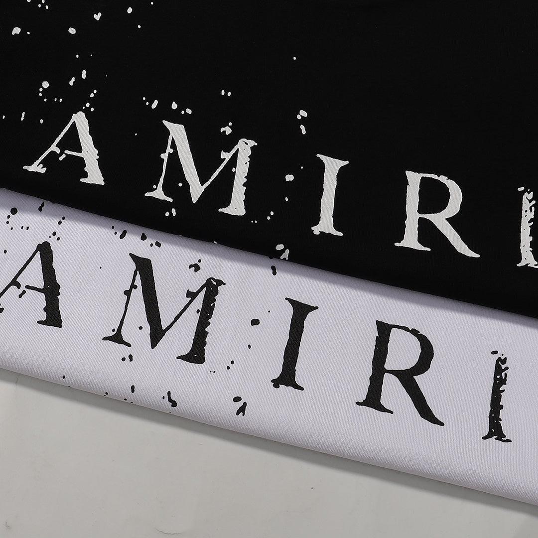 Amiri ink-splash print T-shirt AMIRI
