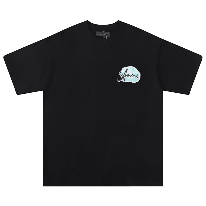AMIRl Paradise Airbrush Cotton T-Shirt AMIRI