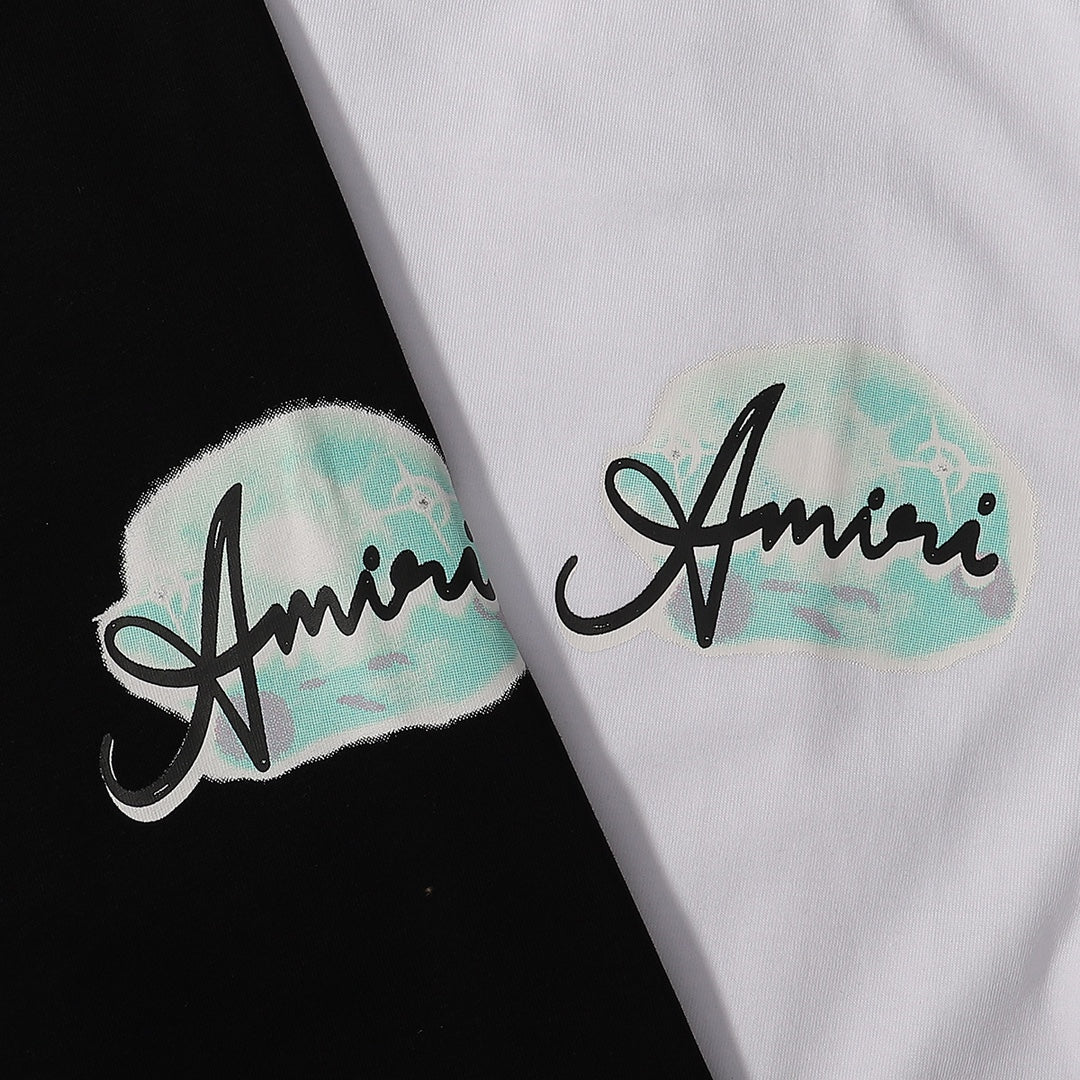 AMIRl Paradise Airbrush Cotton T-Shirt AMIRI